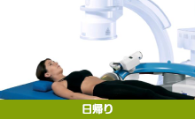 衝撃波をあてて結石を粉砕する 体外衝撃波結石破砕術(ESWL)